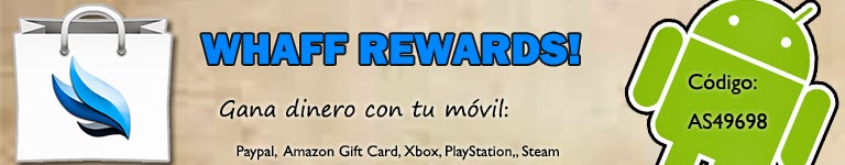 Código de invitación Whaff Rewards